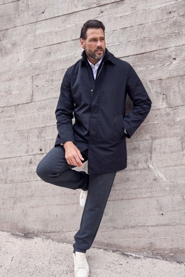 JP1880 Business Coat Zip-out Panel Black - Giubbotti - Giubbotti Uomo Taglie Forti