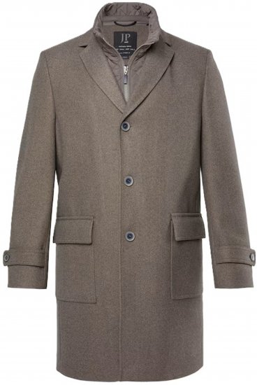 JP1880 FLEXNAMIC Mantel Quilted Insert Brown - Giubbotti - Giubbotti Uomo Taglie Forti