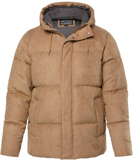 STHUGE Jacket Puffer With Warm Quilting Beige - Giubbotti - Giubbotti Uomo Taglie Forti