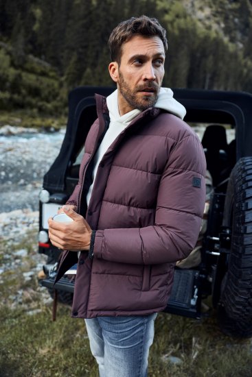 JP1880 Jacket Quilted Extra Warm Brown - Giubbotti - Giubbotti Uomo Taglie Forti