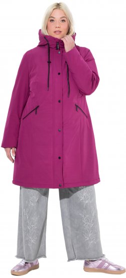 Ulla Popken HYPRAR Triple Function Weather Proof Jacket Berry - Giacche - 