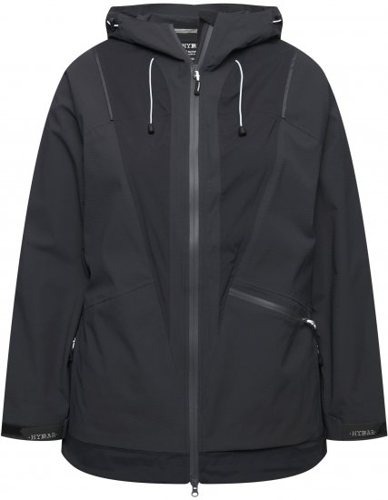 Ulla Popken Functional Reflective Waterproof Jacket Black - Giacche - 