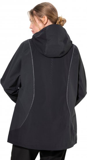 Ulla Popken Functional Reflective Waterproof Jacket Black - Giacche - 