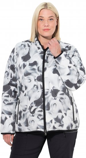 Ulla Popken HYPRAR Reversible Printed Jacket Black - Giacche - 