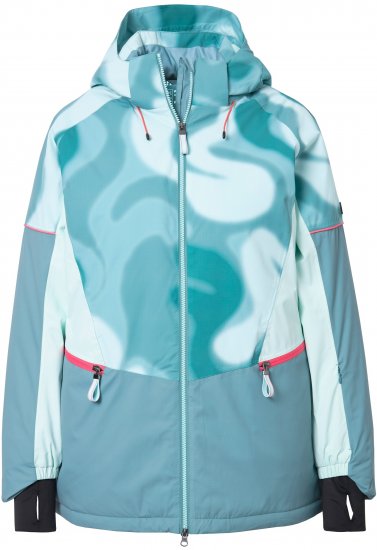 Ulla Popken HYPRAR Performance Jacket Ice Green - Giacche - 
