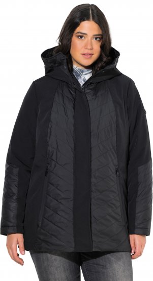 Ulla Popken HYPRAR Functional Softshell Jacket Black - Giacche - 