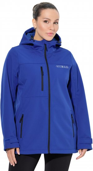 Ulla Popken HYPRAR Softshell Fleece Lined Jacket Capri Blue - Giacche - 