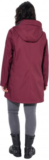 Ulla Popken HYPRAR Water Repellent Softshell Jacket Cherry - Giacche - 