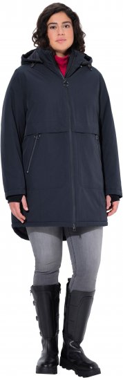 Ulla Popken HYPRAR Waterproof Windproof Breathable Jacket Black - Giacche - 