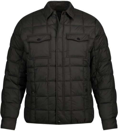JP1880 Quilted Shirt Collar Jacket TALL Anthracite - TALL giubbotti - 