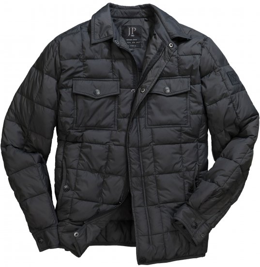 JP1880 Quilted Shirt Collar Jacket TALL Anthracite - TALL giubbotti - 