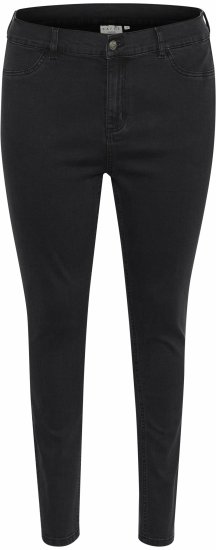 Kaffe Curve Laurina Jeans Denim nero lavato - Jeans & Pantaloni Donna Taglie Comode – Plus Size - 