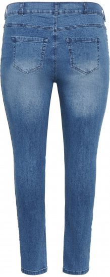 Kaffe Curve Laurina Jeans Washed/Destroyed Blue Denim - Jeans & Pantaloni Donna Taglie Comode – Plus Size - 