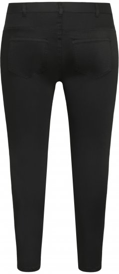 Kaffe Curve Dina Jeans slim lunghezza cropped Nero - Jeans & Pantaloni Donna Taglie Comode – Plus Size - 