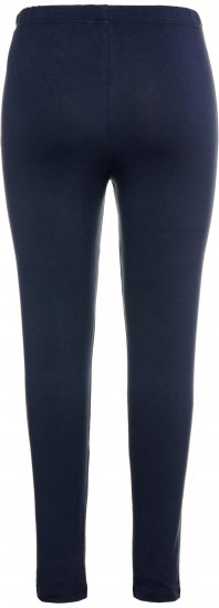 Ulla Popken Basic Stretch Knit Ankle Length Leggings Navy - Jeans & Pantaloni Donna Taglie Comode – Plus Size - 