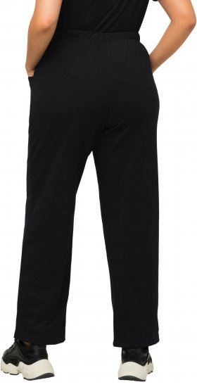 Ulla Popken Pull On Knit Straight Leg Pocket Pants Black - ABBIGLIAMENTO DONNA 40-66 - 