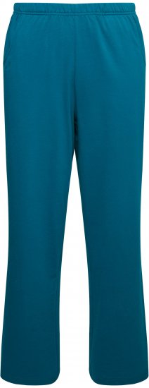 Ulla Popken Pull On Knit Straight Leg Pocket Pants Dark Petrol - ABBIGLIAMENTO DONNA 40-66 - 