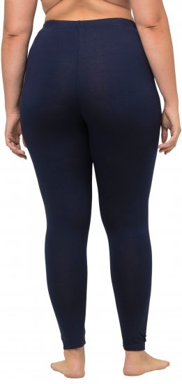 Ulla Popken Viscose Spandex Leggings Night Blue - Jeans & Pantaloni Donna Taglie Comode – Plus Size - 