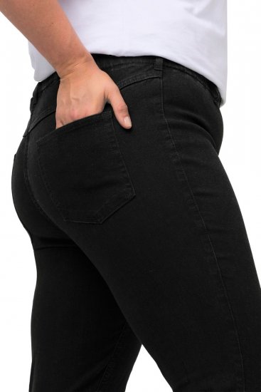 Ulla Popken Denim Look All Elastic Pocket Sienna Jeggings Black - Ulla Popken - Abbigliamento Taglie Forti Ulla Popken