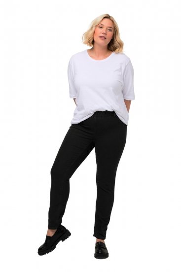 Ulla Popken Denim Look All Elastic Pocket Sienna Jeggings Black - Ulla Popken - Abbigliamento Taglie Forti Ulla Popken