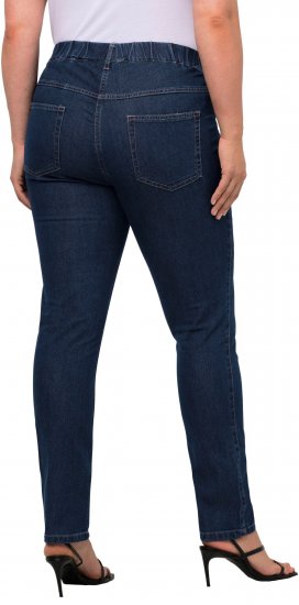 Ulla Popken Denim Look All Elastic Pocket Sienna Jeggings Blue Denim - Jeans & Pantaloni Donna Taglie Comode – Plus Size - 
