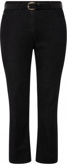 Ulla Popken Sammy Fit Slim Leg Stretch Jeans Black - Jeans & Pantaloni Donna Taglie Comode – Plus Size - 