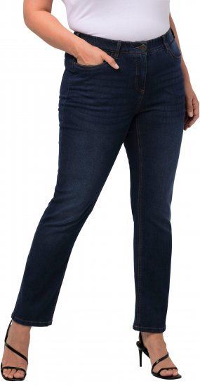 Ulla Popken Sammy Fit Slim Leg Stretch Jeans Blue Denim - Jeans & Pantaloni Donna Taglie Comode – Plus Size - Jeans e Pantaloni Donna, EU 42-70
