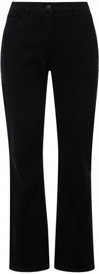 Ulla Popken Straight Leg Mandy Fit Stretch Jeans Black - Jeans & Pantaloni Donna Taglie Comode – Plus Size - 