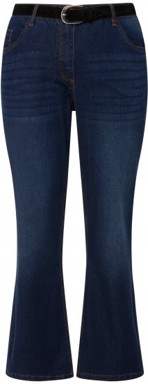 Ulla Popken Straight Leg Mandy Fit Stretch Jeans Blue Denim - Jeans & Pantaloni Donna Taglie Comode – Plus Size - 