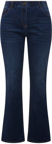 Ulla Popken Marie Fit Bootcut Stretch Jeans Blue Denim - Jeans & Pantaloni Donna Taglie Comode – Plus Size - 
