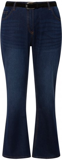 Ulla Popken Marie Fit Bootcut Stretch Jeans Blue Denim - Jeans & Pantaloni Donna Taglie Comode – Plus Size - 