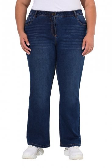 Ulla Popken Marie Fit Bootcut Stretch Jeans Blue Denim - Ulla Popken - Abbigliamento Taglie Forti Ulla Popken