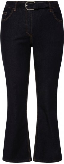 Ulla Popken Marie Fit Bootcut Stretch Jeans Dark Blue Denim - Jeans & Pantaloni Donna Taglie Comode – Plus Size - 