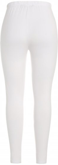 Ulla Popken Quick Dry Moisture Wicking Stretch Ski Leggings Snow White - Jeans & Pantaloni Donna Taglie Comode – Plus Size - 