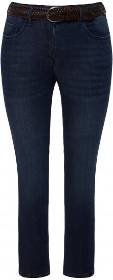 Ulla Popken Stretch Sarah Fit Skinny Jeans Blue Denim - Jeans & Pantaloni Donna Taglie Comode – Plus Size - 