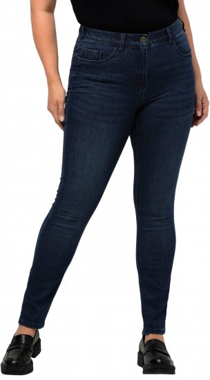 Ulla Popken Stretch Sarah Fit Skinny Jeans Blue Denim - Jeans & Pantaloni Donna Taglie Comode – Plus Size - 