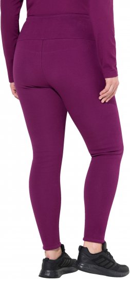 Ulla Popken Faux Fur Lined Stretch Leggings Pink Berry - Jeans & Pantaloni Donna Taglie Comode – Plus Size - Jeans e Pantaloni Donna, EU 42-70
