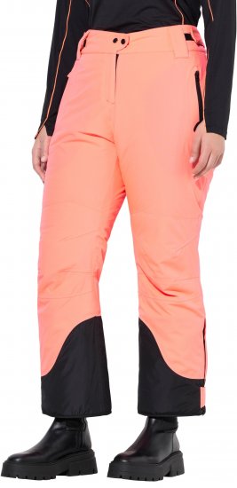 Ulla Popken HYPRAR Triple Function Ski Pants Neon Pink - Jeans & Pantaloni Donna Taglie Comode – Plus Size - 