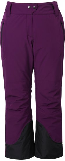 Ulla Popken HYPRAR Triple Function Ski Pants Grape Red - Jeans & Pantaloni Donna Taglie Comode – Plus Size - 