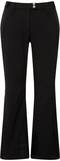 Ulla Popken Water Repellent Softshell Pants Black - Jeans & Pantaloni Donna Taglie Comode – Plus Size - 