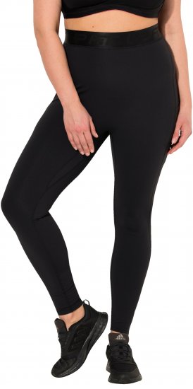 Ulla Popken Lightfit Quick Drying Leggings Black - Jeans & Pantaloni Donna Taglie Comode – Plus Size - 