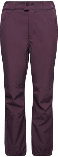 Ulla Popken Softshell Triple Function Fleece Lined Pants Dark Blackberry - Jeans & Pantaloni Donna Taglie Comode – Plus Size - 