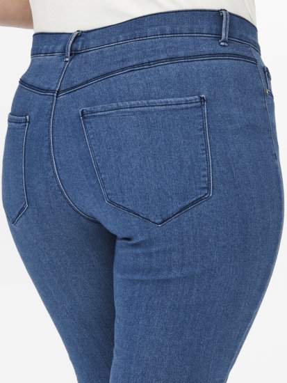 Only Carmakoma Thunder Life Skinny Fit Jeans Blue Denim - Jeans & Pantaloni Donna Taglie Comode – Plus Size - 