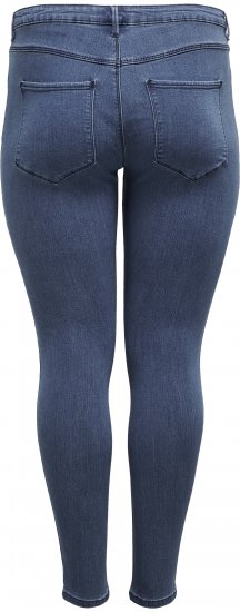 Only Carmakoma Thunder Life Skinny Fit Jeans Blue Denim - Jeans & Pantaloni Donna Taglie Comode – Plus Size - 