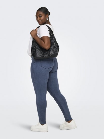 Only Carmakoma Thunder Life Skinny Fit Jeans Blue Denim - Jeans & Pantaloni Donna Taglie Comode – Plus Size - 