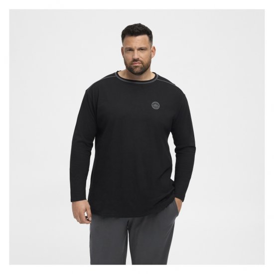 North Latitude Py Jersey O-Neck Long Sleeve Black - Magliette a manica lunga - Magliette a manica lunga taglie forti