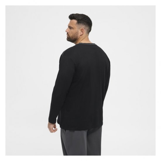 North Latitude Py Jersey O-Neck Long Sleeve Black - Magliette a manica lunga - Magliette a manica lunga taglie forti