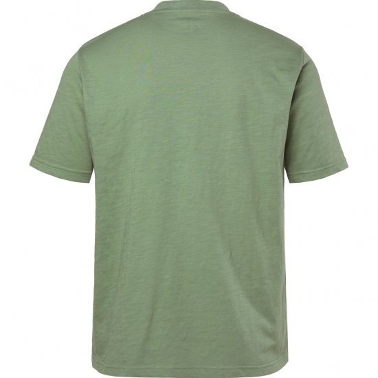 JP1880 T-Shirt Short Sleeve Chest Print Eucalyptus Green - Magliette - Magliette Uomo Taglie Forti