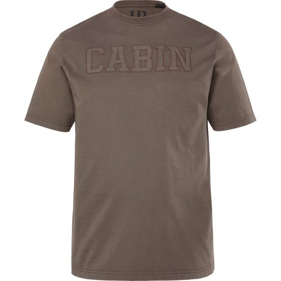 JP1880 T-Shirt Cabin Vintage Mocha - Magliette - Magliette Uomo Taglie Forti
