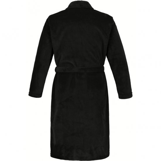 JP1880 Bathrobe with Spacious Patch Pockets Black - Intimo & costumi da bagno - Intimo Taglie Forti Uomo